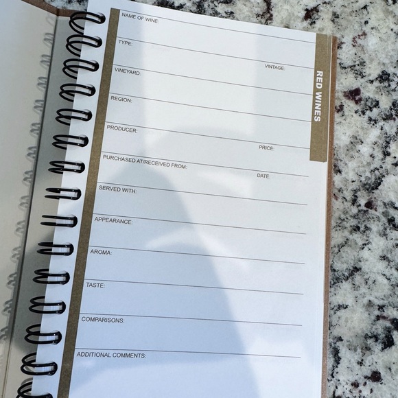 Wine Notes Notebook - Picture 4 of 6